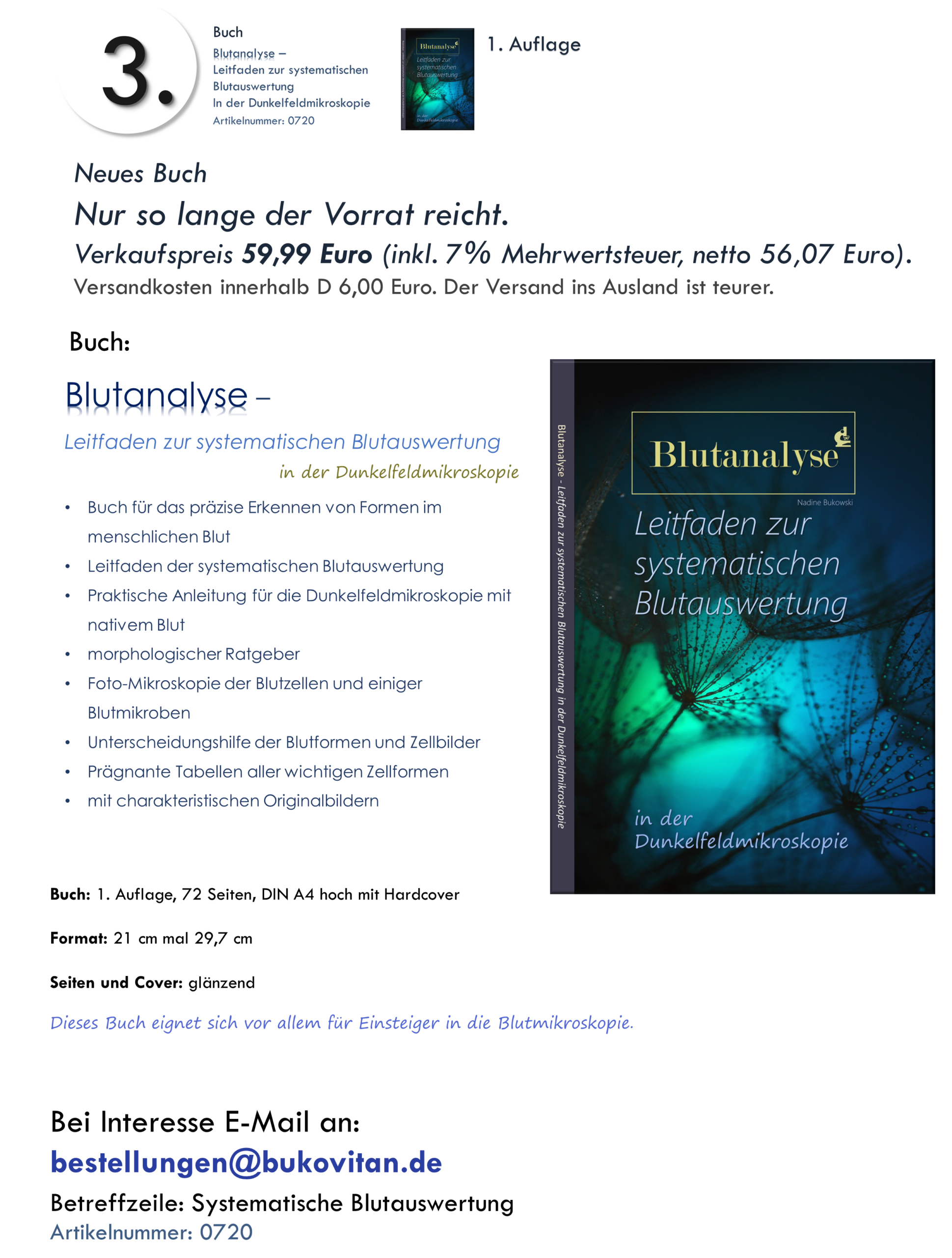 Leitfaden zur systematischen Blutauswertung
