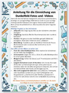 Anleitung für die Einreichung von Dunkelfeld-Fotos und -Videos